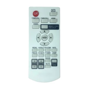 Generic Projector Remote No. 1095 Compatible-Replacement for Panasonic Projector Remote (White)
