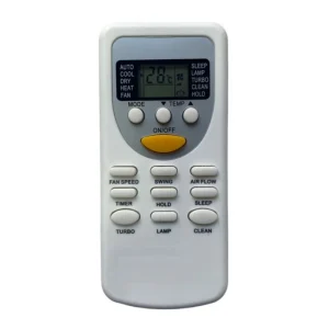 Generic AC Remote No.49 No Backlight Videocon AC Remote Control (White)