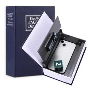 Generic Secret Book Safe with Number Locker (Blue)